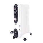 Belaco 2500W Oil Filled Radiator Heater with 24H Timer, Portable Electric Radiator, Adjustable Thermostat, 3 Heat Settings 1000/1500/2500W, White