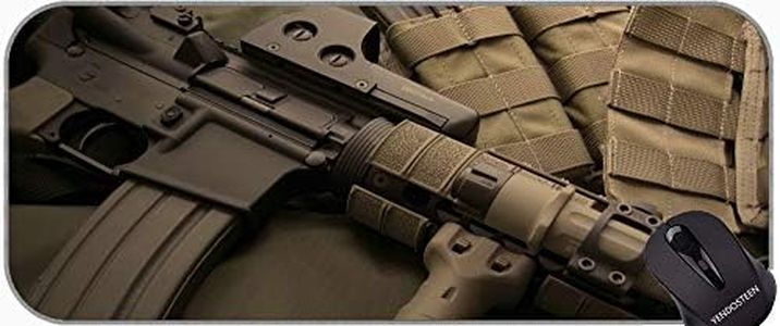 Mouse Pad Extended XXL,Weapon Colt AR-15 Non-Slip Rubber Mousepad