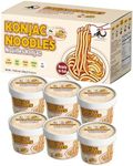 YUHO Shirataki Konjac Angle Hair Tom Yum 6 Pack, Gluten Free, Fat-Free, Keto Friendly, Low Carbs Noodles, Ready to Eat, Instant Cup Soup 55.02 Oz