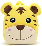 DZert Tiger Kids School Bag Soft Plush Backpacks Cartoon Boys Girls Baby (2-5 Years)