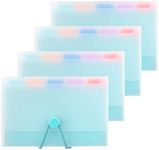 Yoobi Index Card Organization Set - 4 Pack - 3x5 Index Cards with Colorful Tab Dividers in Index Card Cases - 100 Cards Per Box, College Ruled Index Cards, Index Card Dividers Sticker Labels - 4 Pack