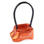 Azarxis 25kN Professional Rappel Gear Downhill Equipment, ATC Guide Belay Device Rock Climbing Descender for Outdoor Recreation, Strong Safe Durable (Orange - 25kN)