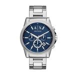 Armani Exchange Men's AX2509 Smart Watch Analog Display Analog Quartz Silver Watch