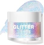 BestLand Holographic Body Glitter Gel - Cosmetic-Grade, Color Changing Halloween Glitter Makeup for Face, Body, and Hair, Safe and Easy to Use, Perfect for Festivals Parties (01 Golden Mirage)