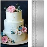 Stainless Steel Cake Scraper with S