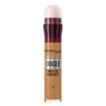 Maybelline Instant Anti-Age Eraser Eye Concealer for Face, Dark Circles, Blemish & Fine Lines Concealer, Full Coverage, Dermatologist Tested, Suitable for Sensitive Skin, Shade: 10 Caramel
