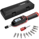 Leolee Digital Torque Screwdriver 2.66-53.1 in-lb/0.3-6 Nm, 1/4”Torque Wrench Set, Adjustable Torque Screwdriver with Buzzer/LED Indicator Notification for Bike Repairing, Maintenance and Mounting