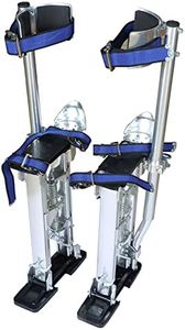 TINVHY 15-23In Adjustable Drywall Stilts for Sheetrock Painting or Cleaning Silver