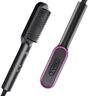 TYMO Hair Straightener Brush, Hair Iron with Built-in Comb, Fast Heating, 5 Temp Settings, Anti-Scald, Professional Salon at Home, Hair Straightener That Reduces Styling Time, AU plug Black