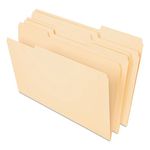 Pendaflex File Folders, Essentials, 1/3 Cut, Legal Size, Manila, Durable 11 pt. Stock, Box of 100, Ideal for Everyday Filing Needs, Top Tab File Organizers