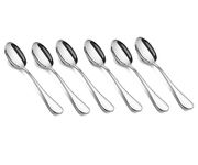 HornTide 6-Piece Mini Tea Spoon Set Dessert Coffee Spoon Flatware Stainless Steel Mirror Polishing 5.5-Inch 14cm