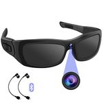 Sunglasses Camera, Bluetooth Sports Sunglasses Camera HD 1080P Sunglasses Sports Camera Support Take Videos/Photos for Indoor/Outdoor Activities, Recording 2 Hours