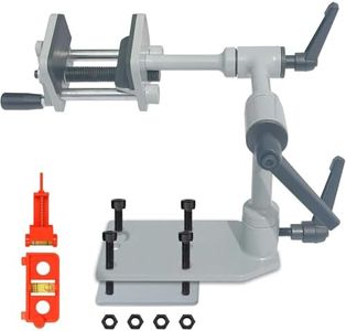 FANOWZUO Universal Bow Vise - 360° Adjustable Archery Bow Vise for Compound & Recurve Bows, Heavy-Duty Metal Construction, Stable Table Mount for Bow Tuning, Maintenance & Repair