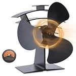 KIAADSY Fireplace Fan, 3-Blade Heat