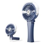 HandFan Portable Misting Fan, Two Button Easy Operation, Handheld Rechargeable Mister-Fan, Spray Water Mist-Fans, Mini Electric Cooling Fans for Travel, Outdoors, Disney