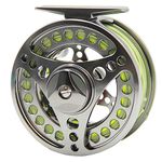 ANGLER DREAM Fly Fishing Reel wih Line Combo WF 8WT Fly Reel Preloaded Fly Line Spool 7/8WT Fly Reel