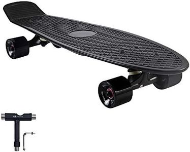 WHOME Skateboard for Adult/Kid Pro/Beginner - 27 Inch Cruiser Skateboard Complete for Cruising Commuting Rolling Around T-Tool Included