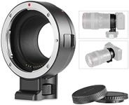 NEEWER EF to EOS M Mount Adapter, EF/EF-S Lens to EOS M Camera Autofocus Converter Ring with Removable Tripod Mount, Compatible with Canon EOS M M2 M3 M5 M6 M6 Mark II M10 M50 M50 Mark II M100 M200