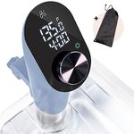 Greater Goods Kitchen Sous Vide - A Powerful Precision Cooking Machine at 1100 Watts, Ultra Quiet Immersion Circulator With a Brushless Motor, (Stone Blue)