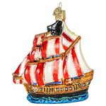 Old World Christmas Pirate Ship Ornament