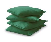 Beewibe Set of 4 Regulation Cornhole Bags Double Sided, Weather Resistant Bean Bags for Cornhole Toss Game, Cornhole Beans Bags. (Sea Green)