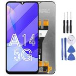 NuFix Screen Replacement for Samsung A14 5G SM-A146W SM-A146U Glass LCD Display Touch Digitizer Assembly with Tools A14 5G A146W A146U (40 Pins)