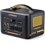 VTOMAN Jump 2200 Portable Power Station 2200W(Peak 4400W) - 1548Wh LiFePO4 Solar Power Generator 2200W Constant-Power Battery Powered Generator, Dual PD 100W Type-C, Capacity Expandable to 3096Wh