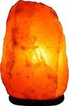 MIND,BODY & SOUL NATURAL SHAPE HIMALAYAN ROCK SALT LAMP for HEALING, FENG SHUI, VASTU & HOME DECOR PACK of 1 (4-5 KG)