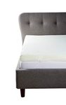 Orthopedic Memory Foam Mattress Topper with Removable Cover | All UK Bed Sizes and thicknesses (Single (3ft), 4 Inch Depth)