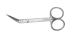 TRUST & CARE Stainless Steel Iris Gum Scissor 11.5 Cm Angular