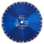 Trojan Platinum Multi-Material Diamond Blade - General Purpose Blade For Concrete, Asphalt, Brick, Block, Natural Stone & More