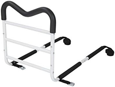Drive Medical 1222P Adjustable Height Home Bed Assist Handle, White