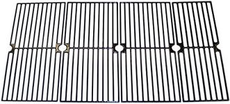 Music City Metals 69594 Gloss Cast Iron Cooking Grid Set Replacement for Gas Grill Model Brinkmann 810-9590-S