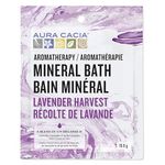 Aura Cacia Aromatherapy Lavender Harvest Mineral Bath, 70.9g Packet