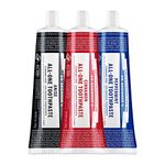 Dr. Bronner’s - All-One Toothpaste (3-Pack Variety) 140g Peppermint, Cinnamon, Anise - 70% Organic Ingredients, Natural and Effective, Fluoride-Free, SLS-Free, Helps Freshen Breath, Reduce Plaque