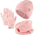 Baynetin Kids Winter Hat Scarf Touc