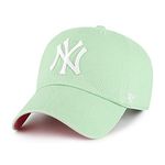 47 MLB Womens Women's Brand Clean Up Cap, Green, Pink, One Size