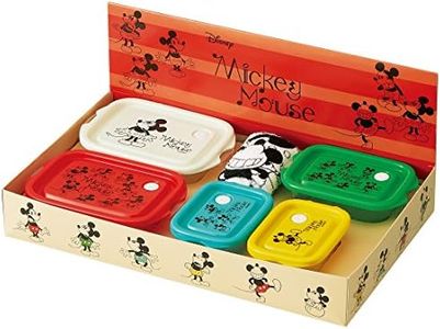 Skater SET928 Mickey Face Disney Food Container & Hot Towel Gift Set, Made in Japan