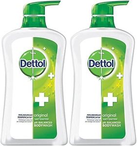 Dettol Anti Bacterial pH-Balanced Body Wash, Original, 21.1 Oz/625 Ml (Pack of 2)