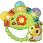 VTech Baby Shaking Sounds Tambourine, Sensory Toy with Lights, Music, Colours, Interactive Gift for Boys & Girls 3, 6, 9, 12, 24 months, English Version