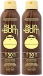 Sun Bum Original SPF 30 Sun Cream Spray, Moisturizing Sunscreen with Vitamin E, Vegan and Reef Friendly, Broad Spectrum UVA/UVB Protection, 200ml (Pack of 2)