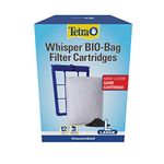 Tetra Aquarium Filter Cartridge, Bio-Bag Large, 12 pack for Whisper