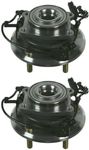 Supagat 2 Set of - Wheel Hub and Bearing Assembly Rear Left Driver Side Steel Polished Protected Rlwhabaf2Djwb for Dodge for Journey 2009-2018