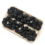 Dvabeautyshop scrunchies for Women, Pack of 10, Satin Scrunchies (Black, Mini)