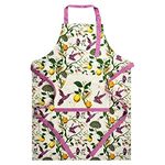 SiXsigma Sports Cotton Apron Baking Cooking Adult Women Hummingbirds Gifts Bakers Cute Novelty Kitchen Grill BBQ Aprons Large Pocket Birthday Christmas Apron Gift for Mum Wife Girlfriend Grandma