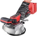 Ecarke Cordless Tile Vibration Leveling Machine Compatible with Milwaukee 18V Battery,Portable Oscillating Tool 18V with 8 Adjustable Speed,Suction Cup,Digital Display,for Floor,Tile,Wall
