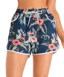 APTRO Women Swim Shorts Board Shorts Swimming Surf Beach Shorts Bikini Bottoms Quick Dry Ladies Swim Trunks WS214 Navy M