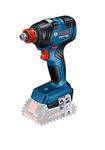 Bosch Professional 18V System Cordless Impact Driver GDX 18V-200 (max. Torque of 200 Nm, excluding Rechargeable Batteries and Charger, in Carton)