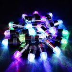 LIHAO LED Balloon Light Paper Lantern Lights Mini Bulbs Battery DIY Waterproof Colorful 30pcs for Paper Lanterns Christmas Wedding Birthday Party Halloween Festival Decoration