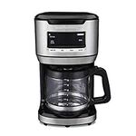 Hamilton Beach Programmable FrontFill Coffee Maker, Extra-Large 14 Cup Capacity, Black/Stainless (46390)